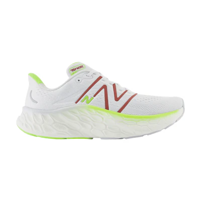 NB Fresh Foam X More v4 2E Wide 'Quartz Grey Brick Red'