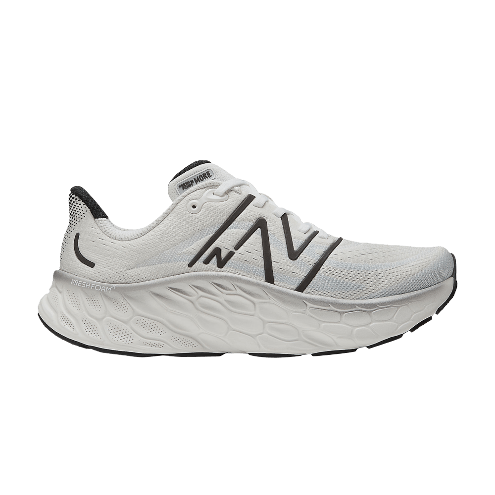 New Balance Fresh Foam X More v4 2E Wide 'White Black' MMORCW4-2E