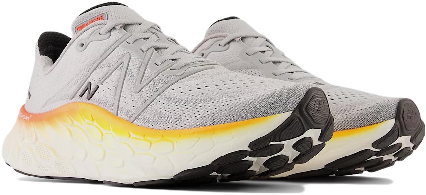 New Balance Fresh Foam X More v4 '铝灰 热万寿菊' MMORCO4 Lookbook New Balance Fresh Foam X More v4 '铝灰 热万寿菊' MMORCO4