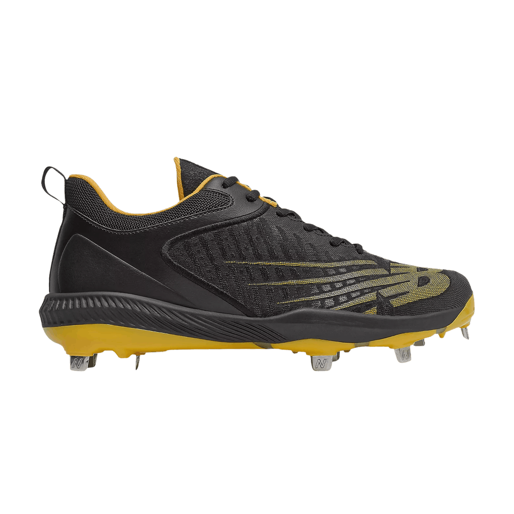 New Balance FuelCell 4040 v6 Metal 2E Wide 'Black Yellow' L4040BY6-2E