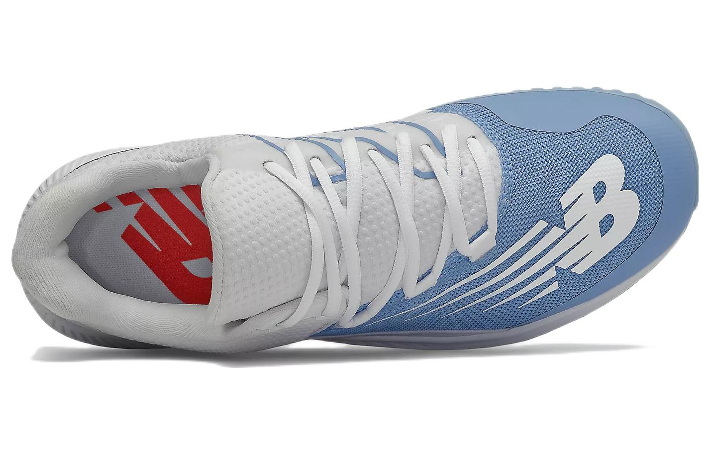 Shop New Balance NB FuelCell 4040 v6 人造草地训练鞋 防滑耐磨 低帮 蓝白
