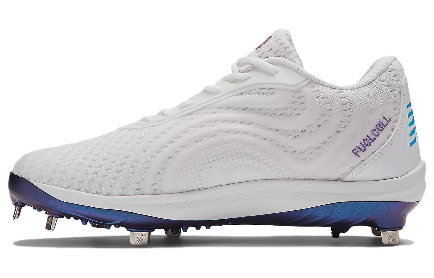 New Balance 4040 v7 Low Training Shoes White/Blue/Purple Mens. L4040AT7