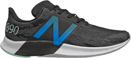 New Balance FuelCell 890v8 2E Wide 'Black Neo Classic Blue' M890BM8-2E New Balance FuelCell 890v8 2E Wide 'Black Neo Classic Blue' M890BM8-2E