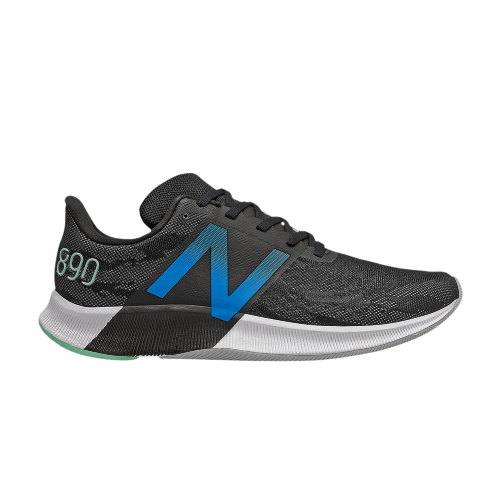 New Balance FuelCell 890v8 2E Wide 'Black Neo Classic Blue' M890BM8-2E