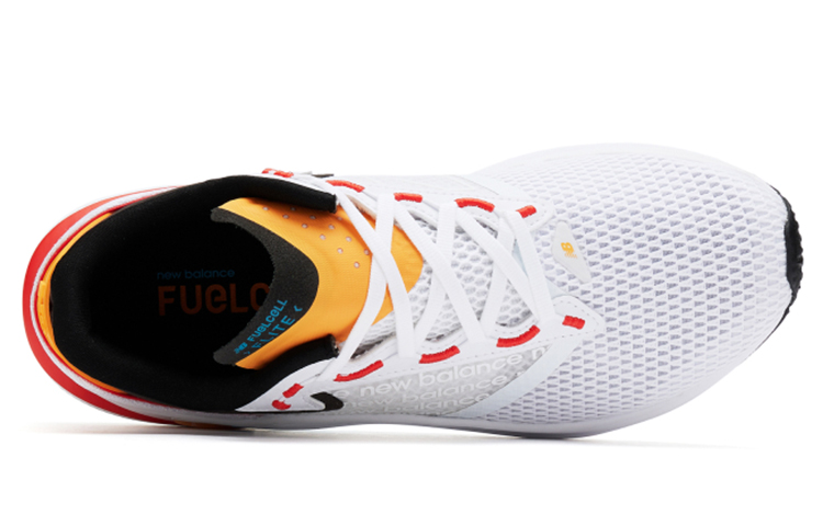 Lookbook New Balance FuelCell ''Weiß Blau Gelb'' MFCFLLW2