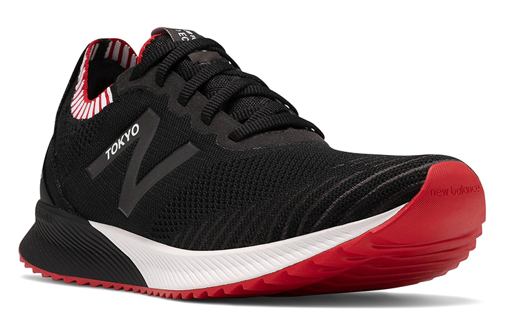 Lookbook New Balance FuelCell Echo ''Zwart Rood Wit'' MFCECBTR