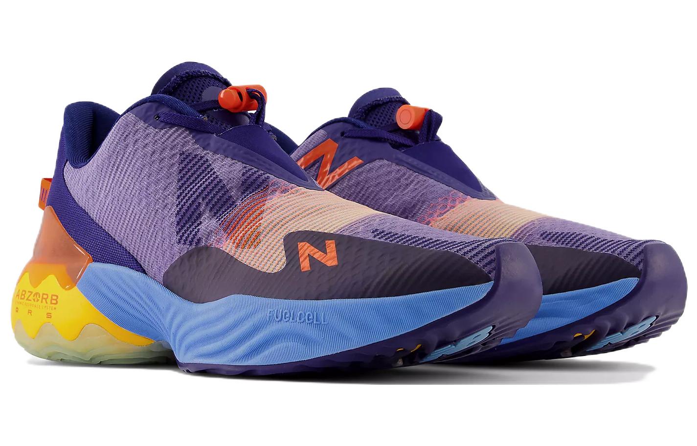 Lookbook New Balance FuelCell Rebel TR ''Paars Blauw Oranje'' MRBLTAN1