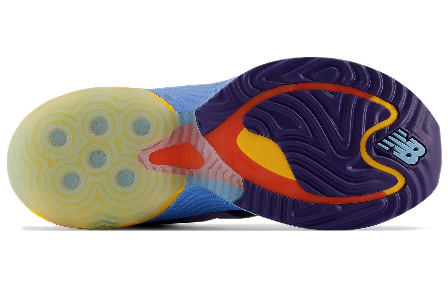 Details for New Balance FuelCell Rebel TR ''Paars Blauw Oranje'' MRBLTAN1