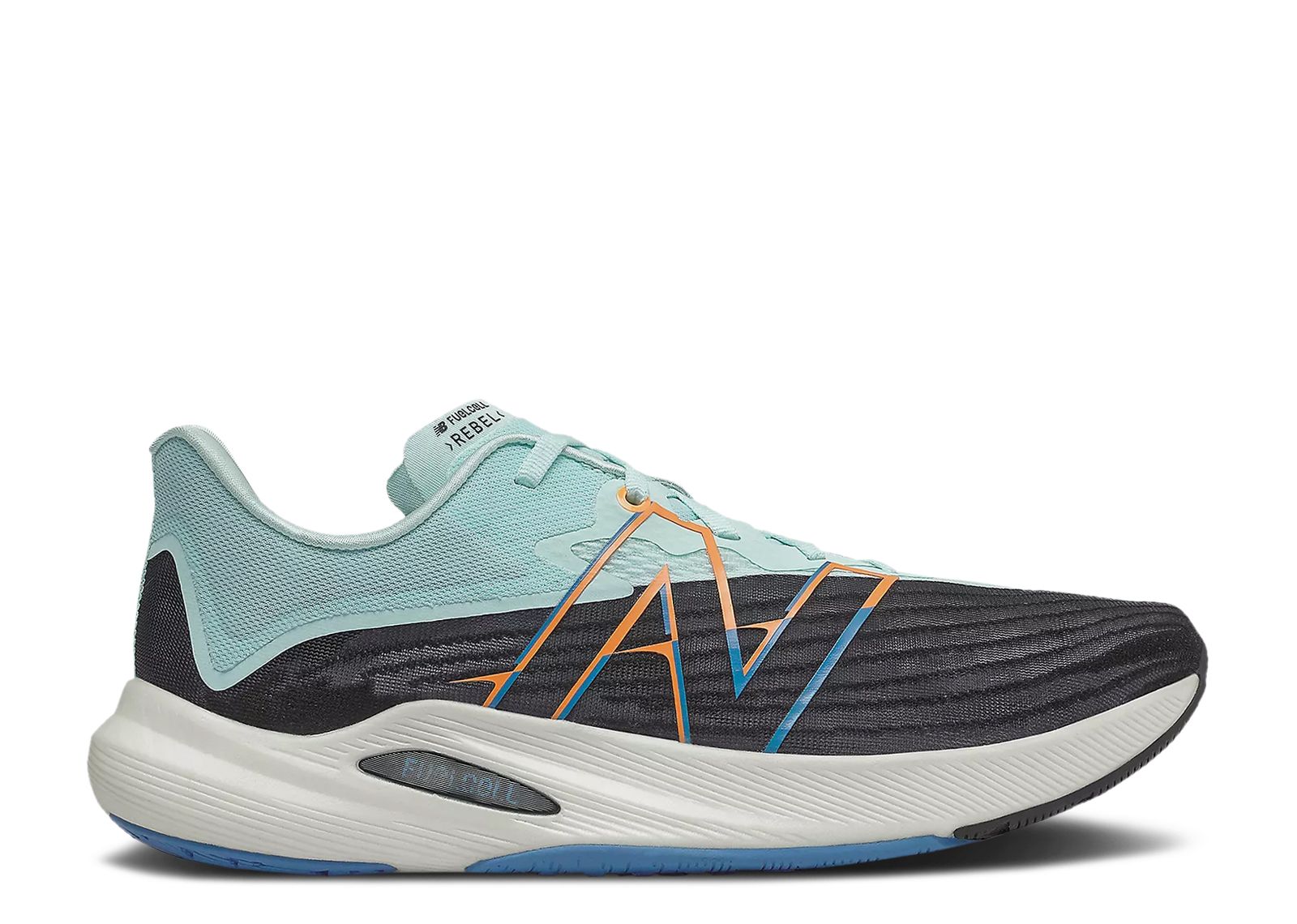 New Balance FuelCell Rebel v2 2E Wide 'Black Pale Blue' MFCXCB2-2E