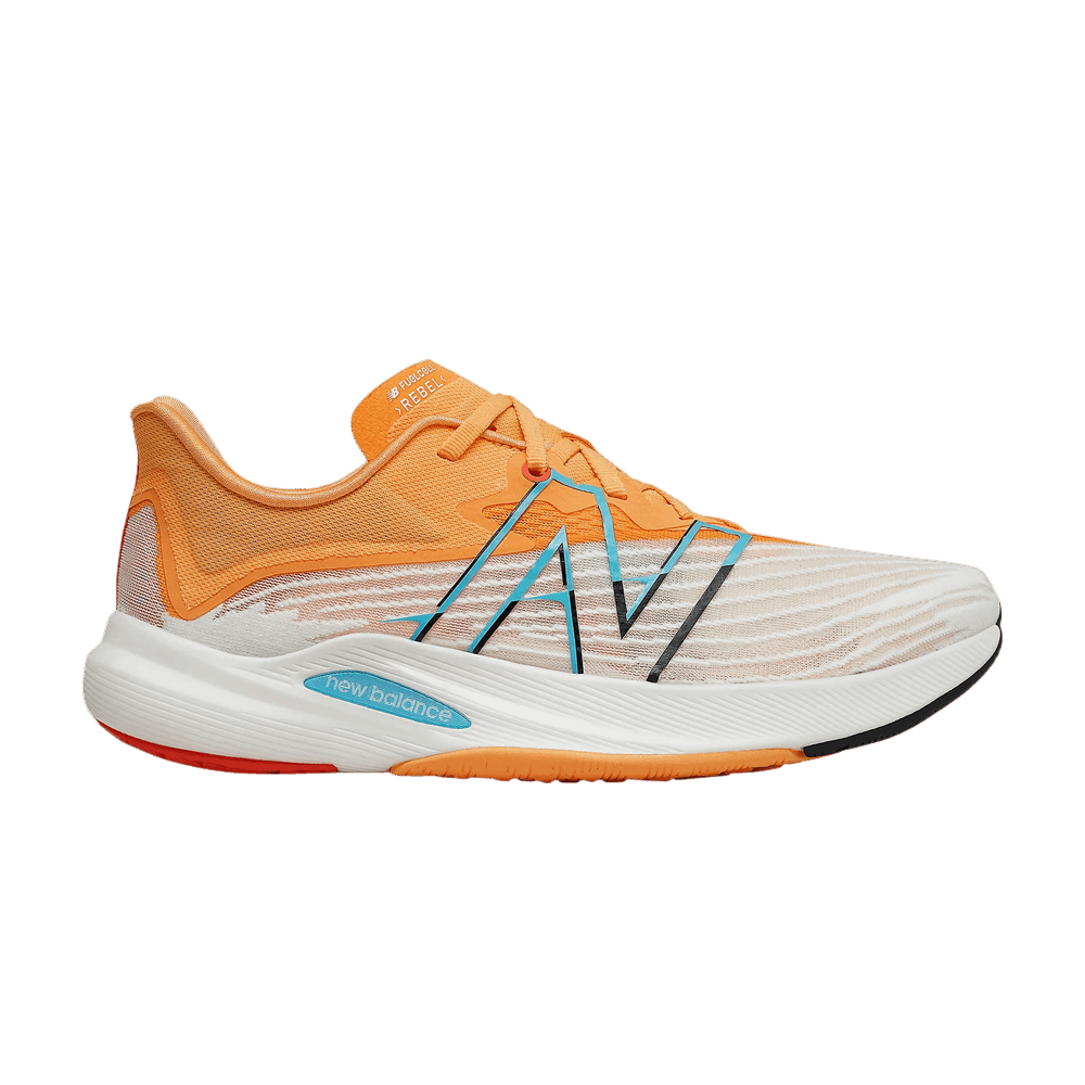New Balance FuelCell Rebel v2 2E Wide 'White Habanero' MFCXLG2-2E