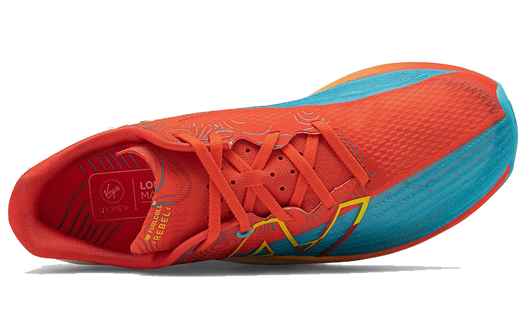 Lookbook 뉴발란스 퓨얼셀 레벨 v2 '런던 오렌지-블루' MFCXLN2