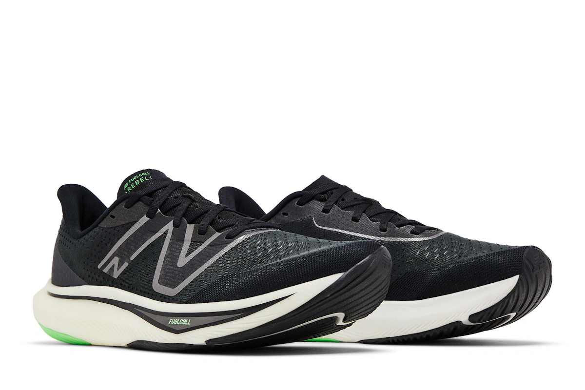 New Balance FuelCell Rebel v3 'Black Vibrant Spring'