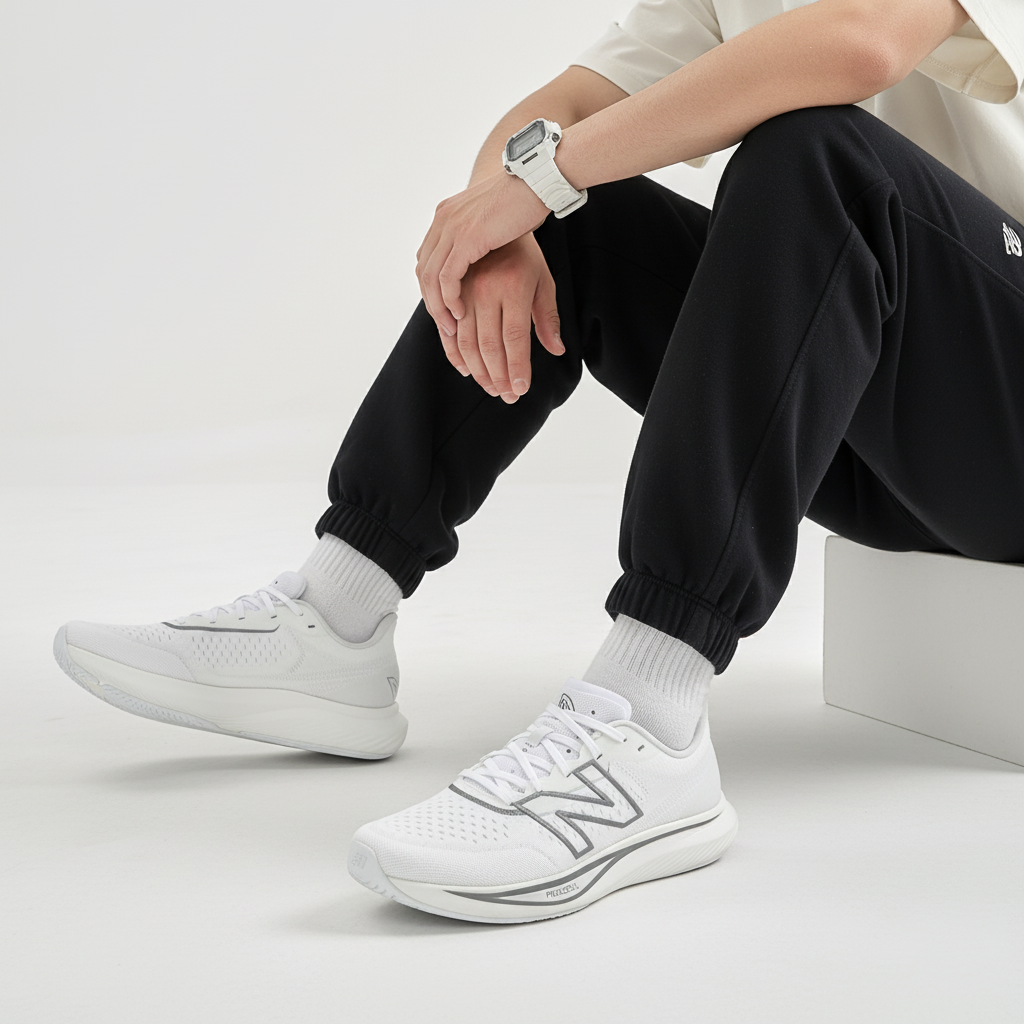 Order New Balance FuelCell Rebel v3 ‘白灰色’跑鞋 MFCXMW3