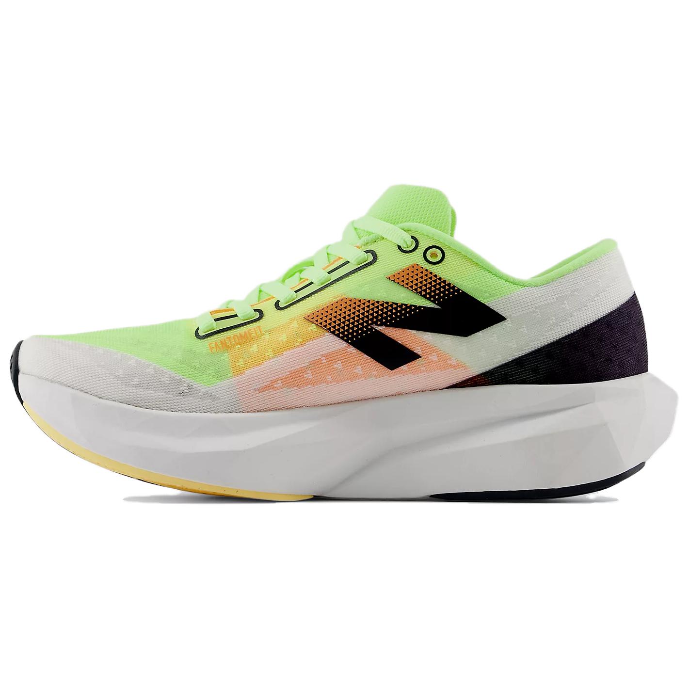 New Balance FuelCell Rebel v4 'White Bleached Lime Glow' MFCXLL4