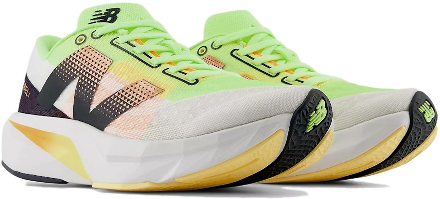 New Balance FuelCell Rebel v4 'White Bleached Lime Glow' MFCXLL4 Lookbook New Balance FuelCell Rebel v4 'White Bleached Lime Glow' MFCXLL4