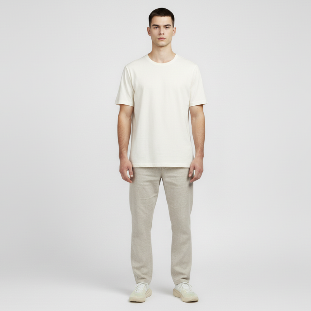 Lookbook New Balance FuelCell Rebel v4 'White Linen' Putih Lini MFCXLJ4