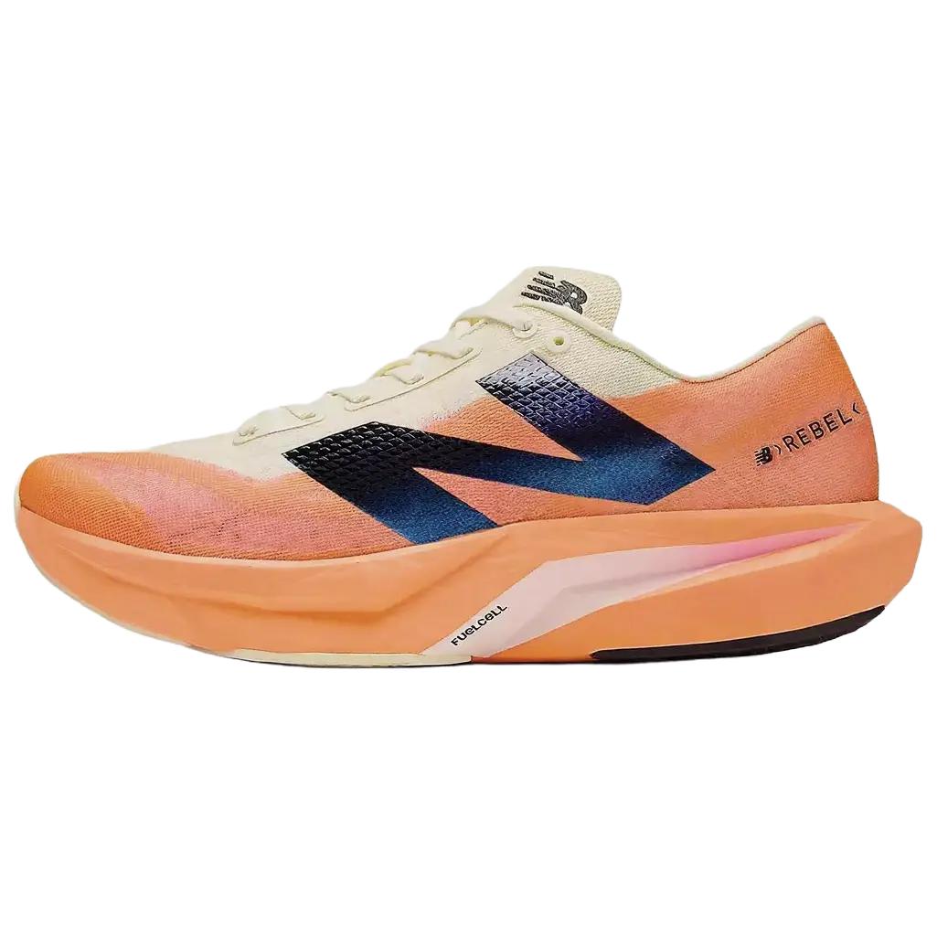 New Balance FuelCell Rebel v4 Low-Top Running Shoes Orange Comfortable Everyday MFCXCO4