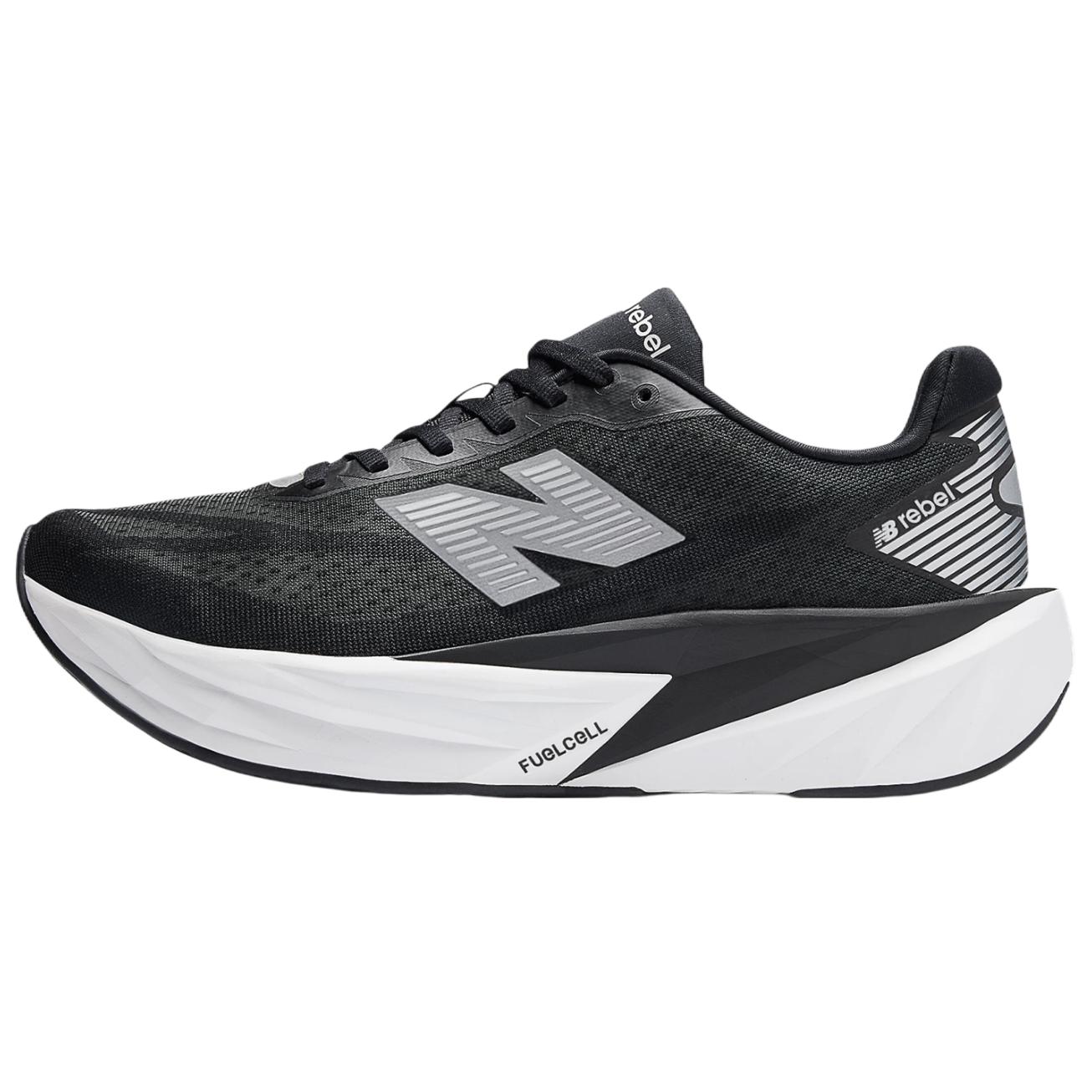 New Balance FuelCell Rebel v5 Black Running Shoes - Soft & Comfortable. MFCXLO5