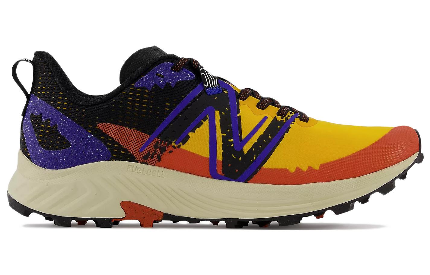 Order New Balance FuelCell Summit Unknown v3 舒適耐磨跑步鞋 黃紫