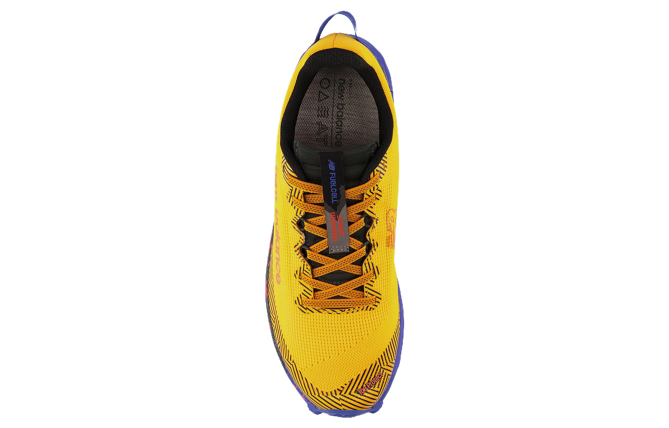 Shop New Balance NB FuelCell Summit Unknown v4 減震防滑 低筒 跑步鞋 男款 黃紫