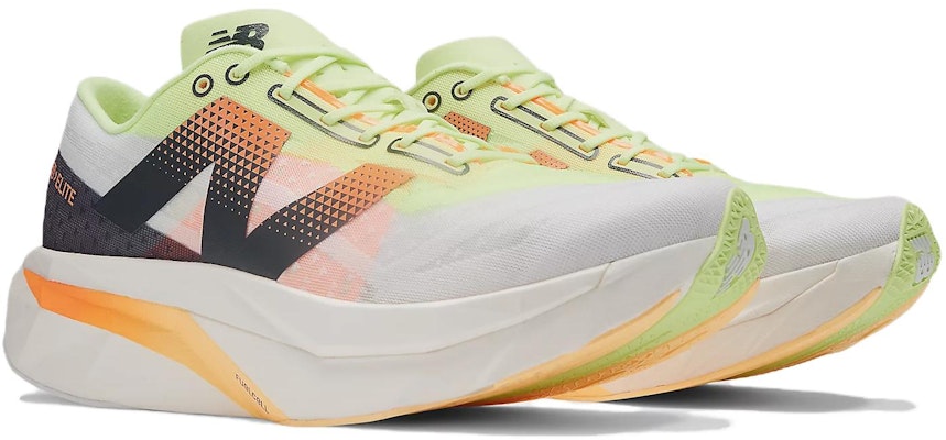 New Balance FuelCell SuperComp Elite v4 'White Lime Mango' MRCELLA4 Lookbook New Balance FuelCell SuperComp Elite v4 'White Lime Mango' MRCELLA4