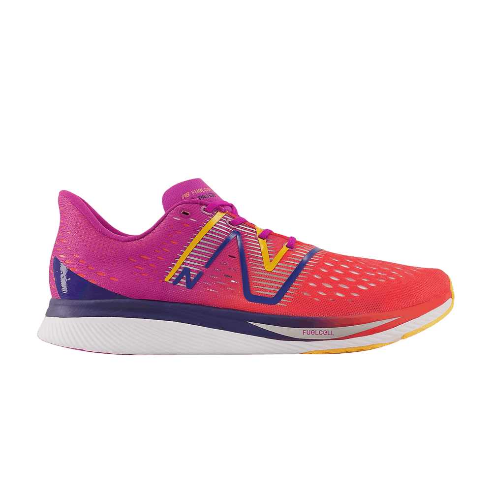 New Balance FuelCell SuperComp Pacer 2E Wide 'Electric Red Magenta Pop' MFCRRCE-2E