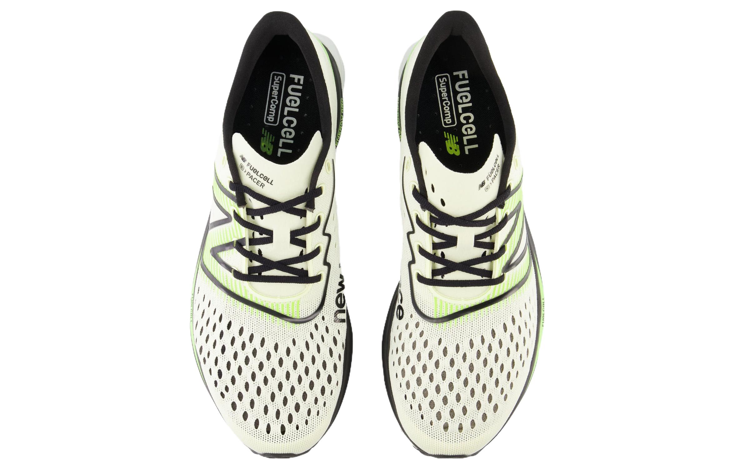 Shop New Balance NB FuelCell SuperComp Pacer CC 舒適百搭 低筒 跑步鞋 男女款 白綠色