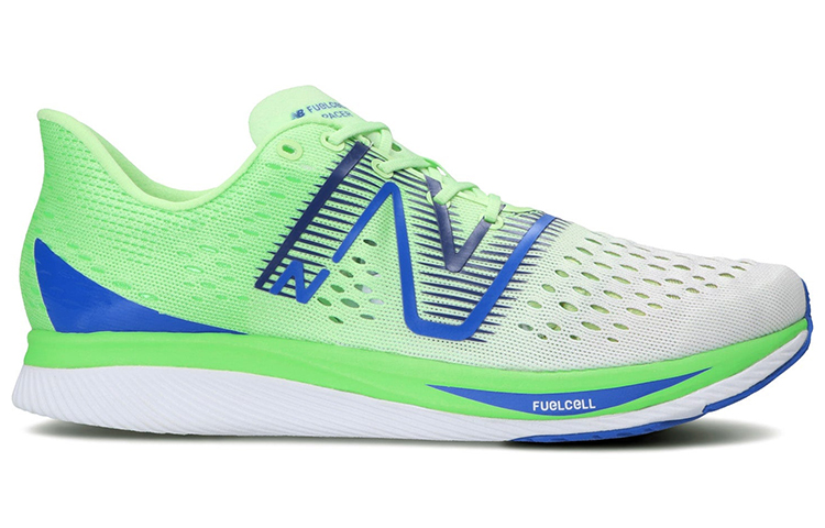 Lookbook New Balance NB FuelCell SuperComp Pacer 減震防滑耐磨 低筒 跑步鞋 男款 藍綠