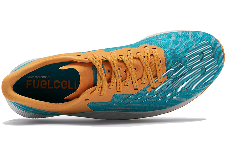 Lookbook 뉴발란스 퓨얼셀 TC 블루오렌지화이트 (New Balance FuelCell TC Blue Orange White) MRCXVH1