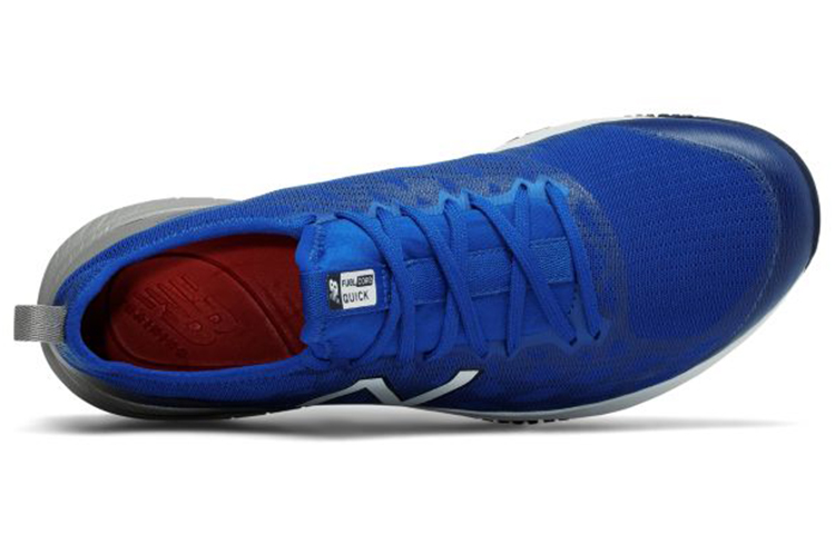 Lookbook NB FuelCore Quick v3 トレーナー ブルーグレーホワイト MXQIKBL3