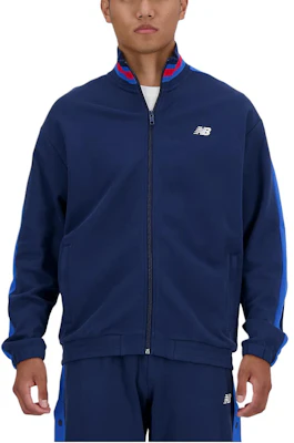 Chaqueta New Balance Azul Marino Manga Larga con Cremallera y Logo Impreso. MJ41503-NNY Buy Chaqueta New Balance Azul Marino Manga Larga con Cremallera y Logo Impreso. MJ41503-NNY