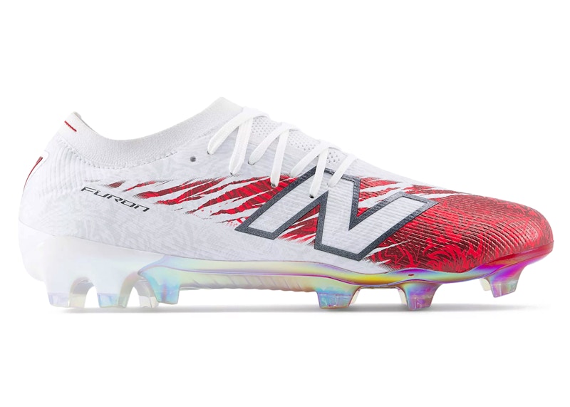 Bukayo Saka x New Balance Furon Elite FG V8 'White Burgundy Silver' SF1FBSC