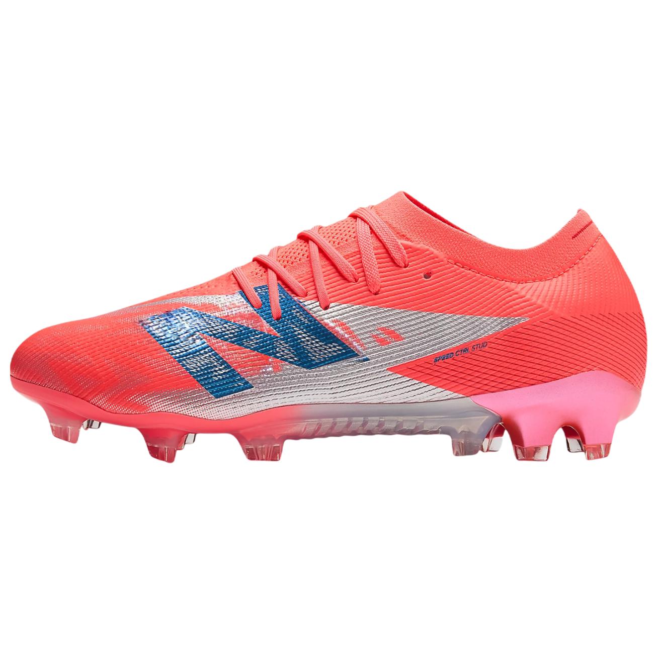 New Balance Furon Elite V8 Red Blue Soccer Cleats Durable & Comfortable SF1FMP8