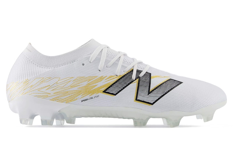 New Balance Furon V8 Elite FG 'White Metallic Gold' SF1FWG8