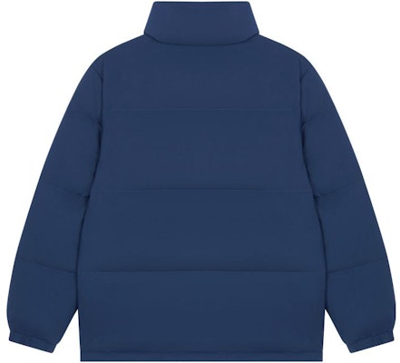 New Balance FW22 Blue Logo Print Windproof Stand Collar Down Jacket. AMJ23345-NNY Lookbook New Balance FW22 Blue Logo Print Windproof Stand Collar Down Jacket. AMJ23345-NNY