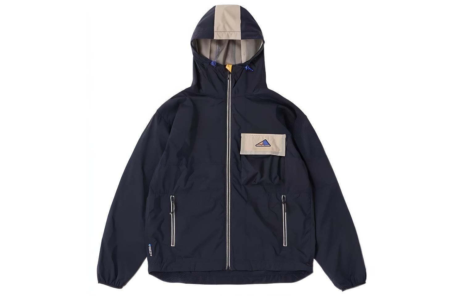New Balance FW22 Black Hoodie Jacket with Chest Logo JMJL2271-BK