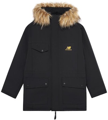 New Balance FW22 Black Logo Printed Hooded Down Jacket Winter Edition AMJ23371-BK Buy New Balance FW22 Black Logo Printed Hooded Down Jacket Winter Edition AMJ23371-BK