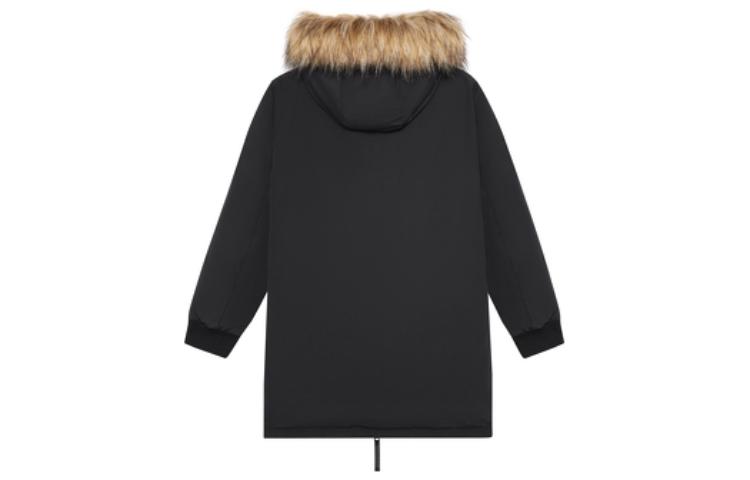 Lookbook New Balance FW22 Black Logo Printed Hooded Down Jacket  Winter Edition AMJ23371-BK