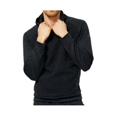 New Balance FW22 Black Solid Color Raglan Sleeve Hoodie MT23155-BK