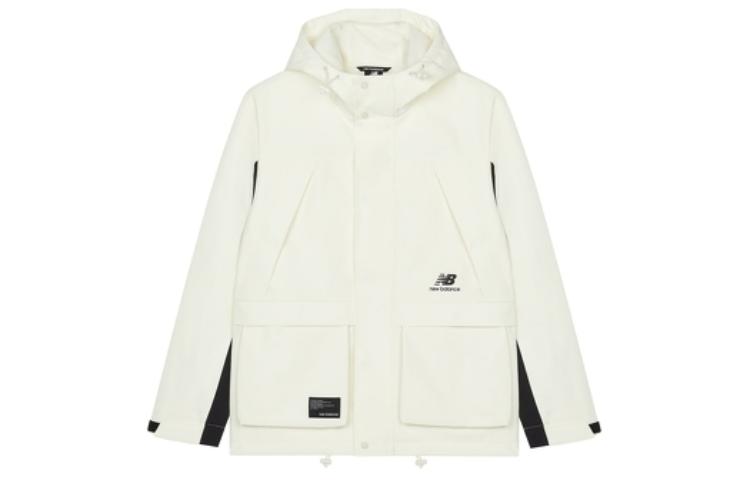 New Balance FW22 Casual Woven Hooded Jacket Off-White AMJ23320-CIC