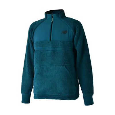 New Balance FW22 Colorblock Logo Print Long Sleeve Jacket Blue MT23285-DMS