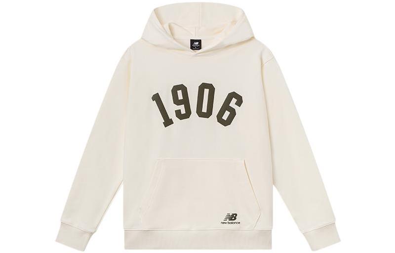 New Balance FW22 Digital Print Kangaroo Pocket Hoodie White () AMT23333-CIC