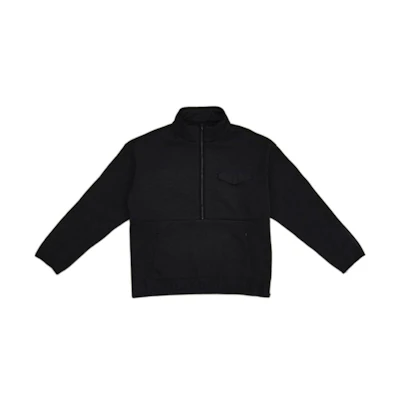 New Balance FW22 Half-Zip Pullover Sweatshirt Black AMT25005-BK