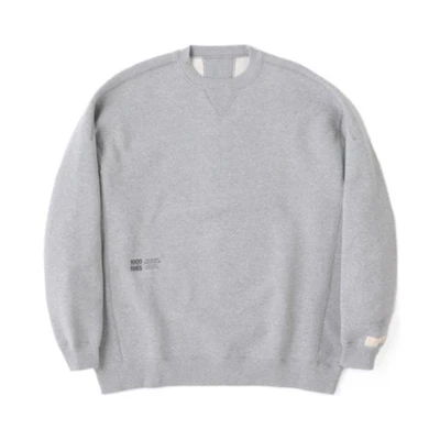 New Balance FW22 Logo Print Crewneck Sweatshirt Grey () AMT25020-HGR