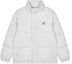 Order New Balance FW22 Jaket Down Hangat Pria Logo Putih Kerah Tinggi AMJ23345-GYM