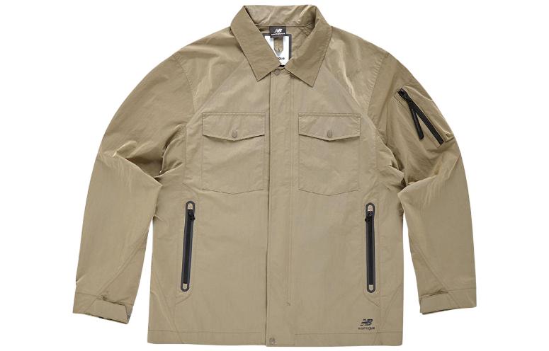 New Balance FW22 Single-Breasted Khaki Jacket Unisex NBNJB4L313-35