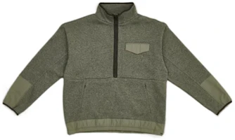 New Balance FW22 Solid Color Half-Zip Pullover Sweatshirt Green AMT25005-DRC New Balance FW22 Solid Color Half-Zip Pullover Sweatshirt Green AMT25005-DRC