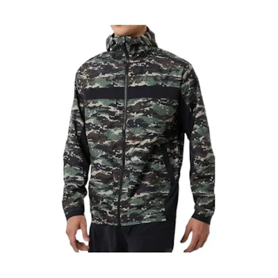 New Balance FW22 Solid Print Knit Long Sleeve Jacket Olive Green () AMJ23044-BM