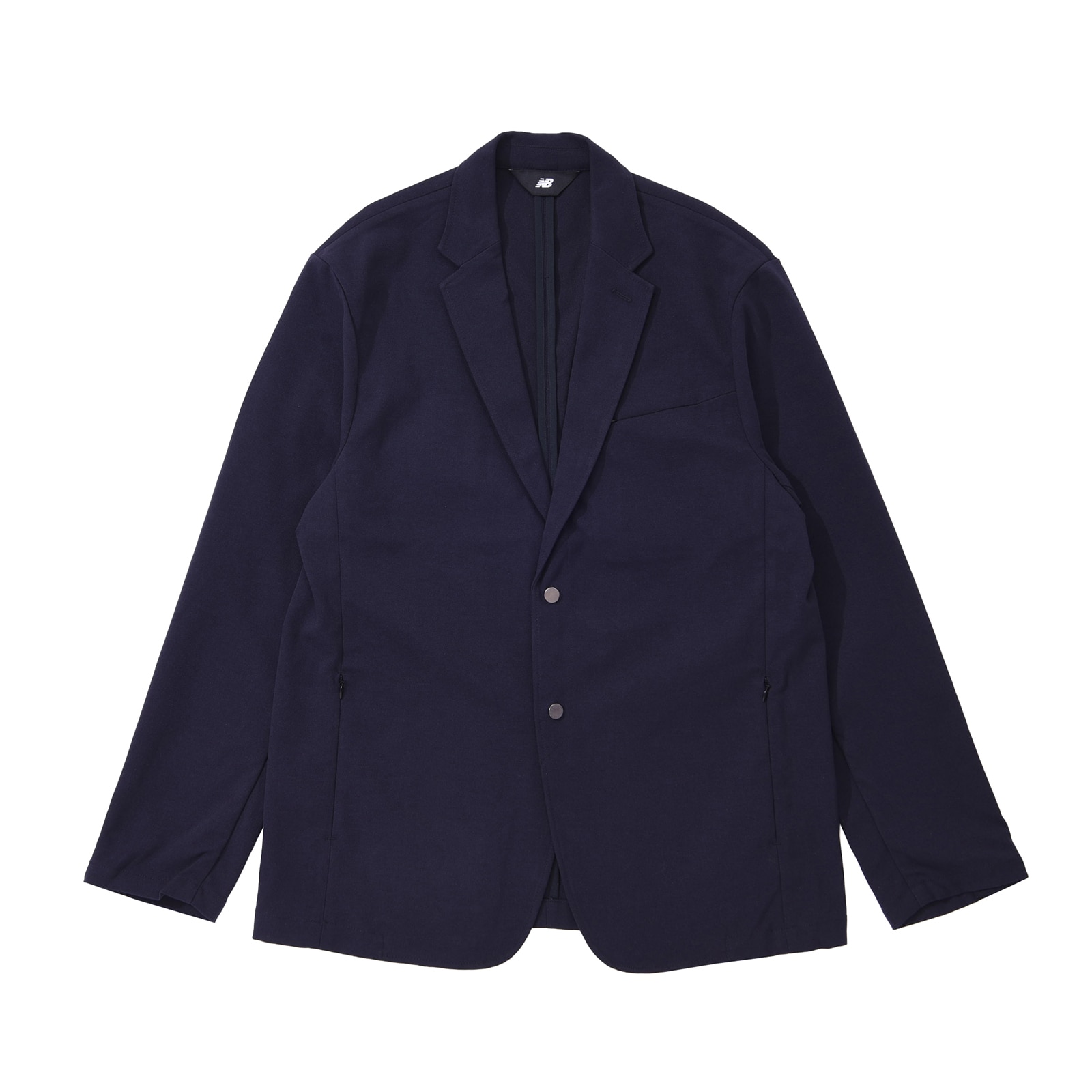 New Balance FW22 Solid V-Neck Button-Up Jacket Deep Navy AMJ25000-NV