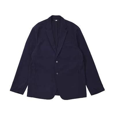New Balance FW22 Solid V-Neck Button-Up Jacket Deep Navy AMJ25000-NV